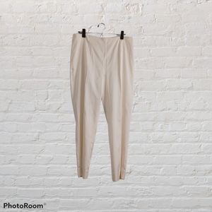 NWT Chico's Antique Ivory Shantung Silk Pa…